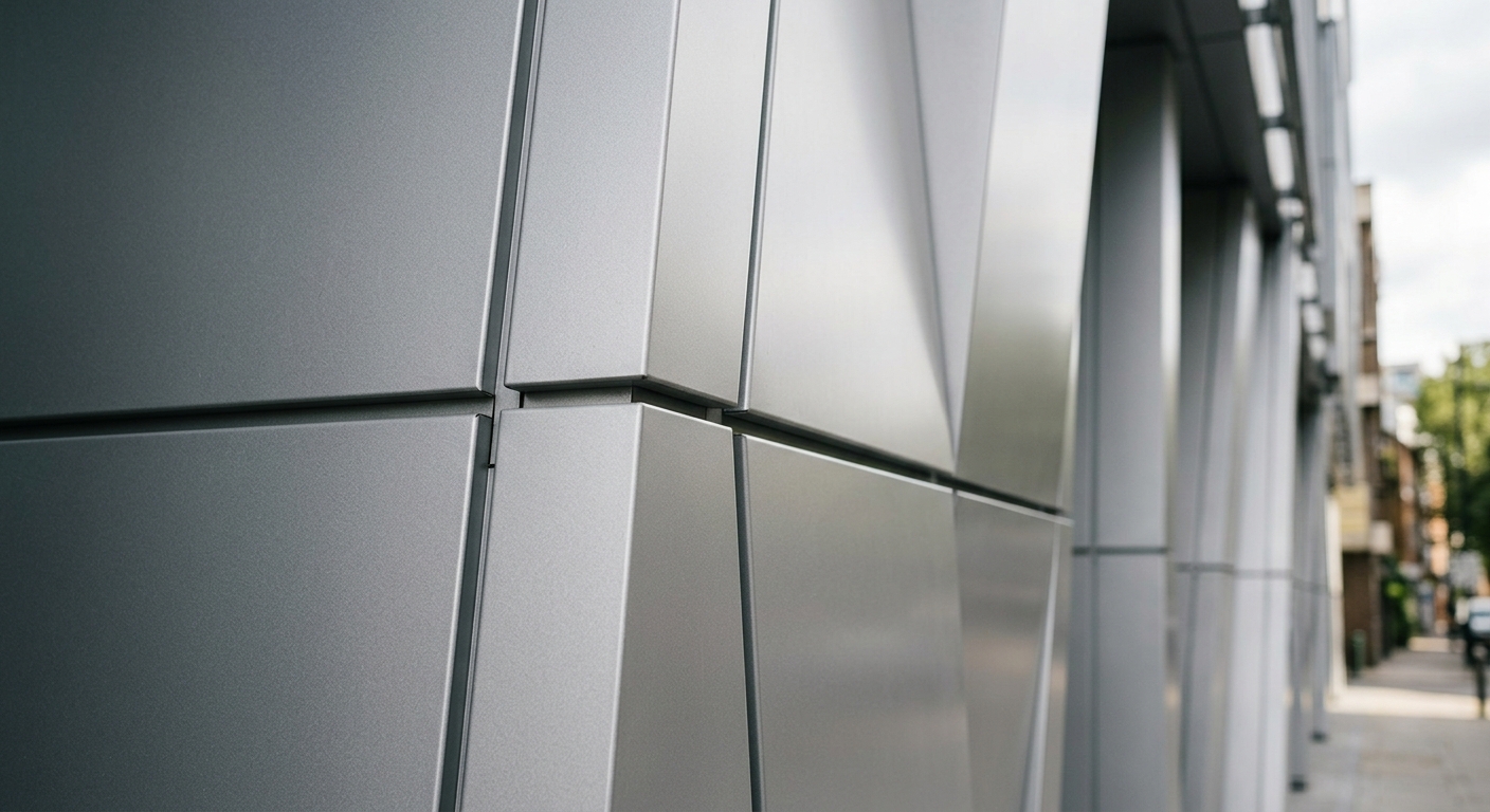 Bardage aluminium sur b&acirc;timent