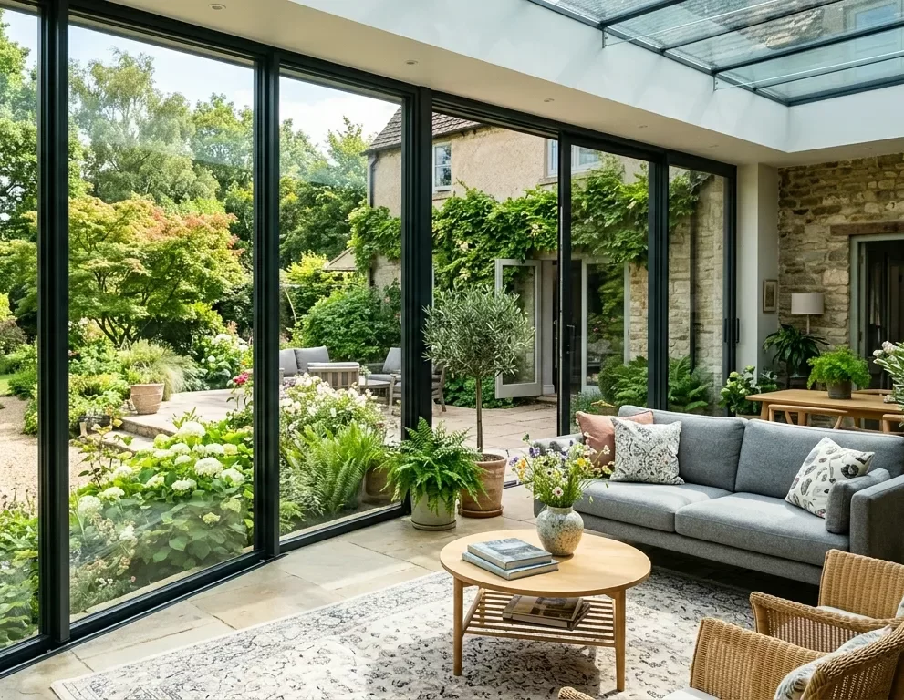 Véranda alu sur-mesure lumineuse et esthétique